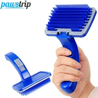 pawstrip professional dog brush pet shedding grooming tool cleaning dog combs hair removal brush sl