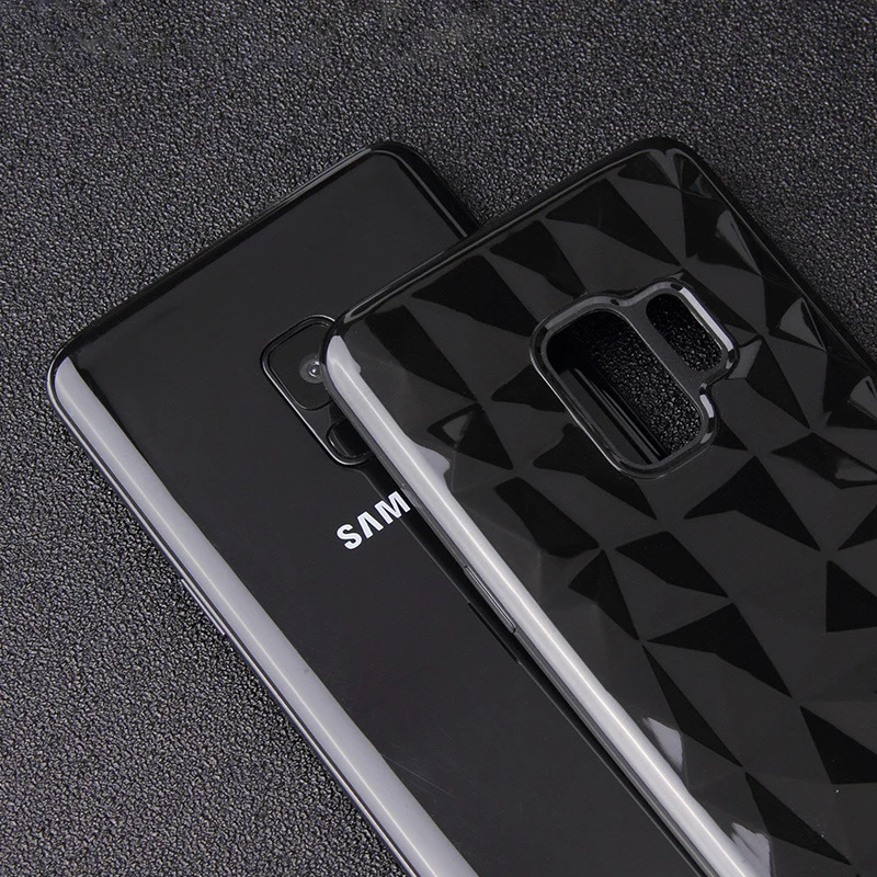 Diamond Silicon Soft TPU Case For Samsung Galaxy S8 S9 Plus S7 Edge Note 8 9 J7 J5 J3 Pro J2 Prime 2017 J4 J6 J8 A6 A8 2018 |