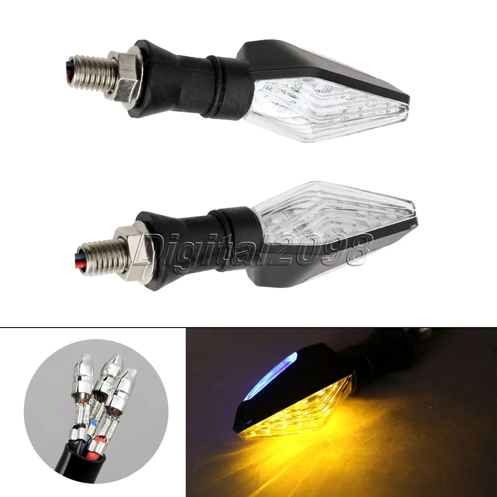 Yetaha 2x мотоциклетный 13 светодиодный индикатор поворота|lamp for|lamp lamplamp led for motorcycle |