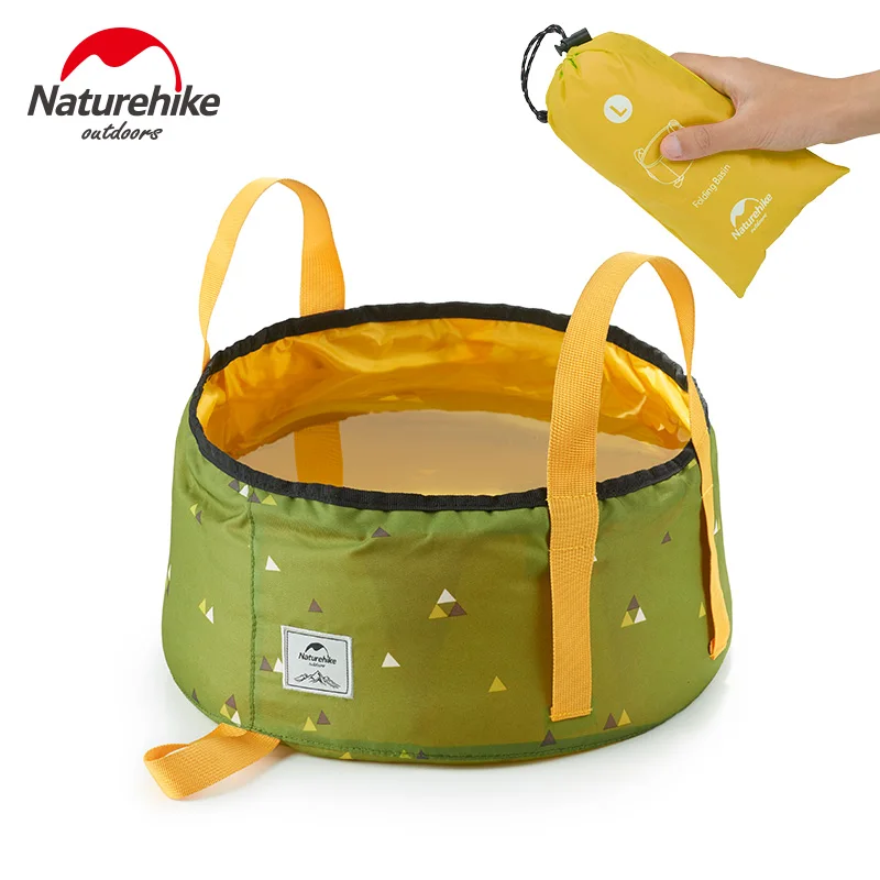 Сумка для воды Naturehike объем 10 л 16 раковина легкая емкость хранения ведро душа