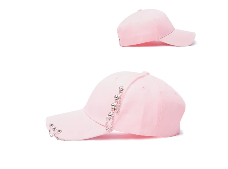 Summer New Snapback Men Women Fashion Chain Live the Wings Tour Hat Bangtan Boys Ring Adjustable Baseball Cap Garros Hat