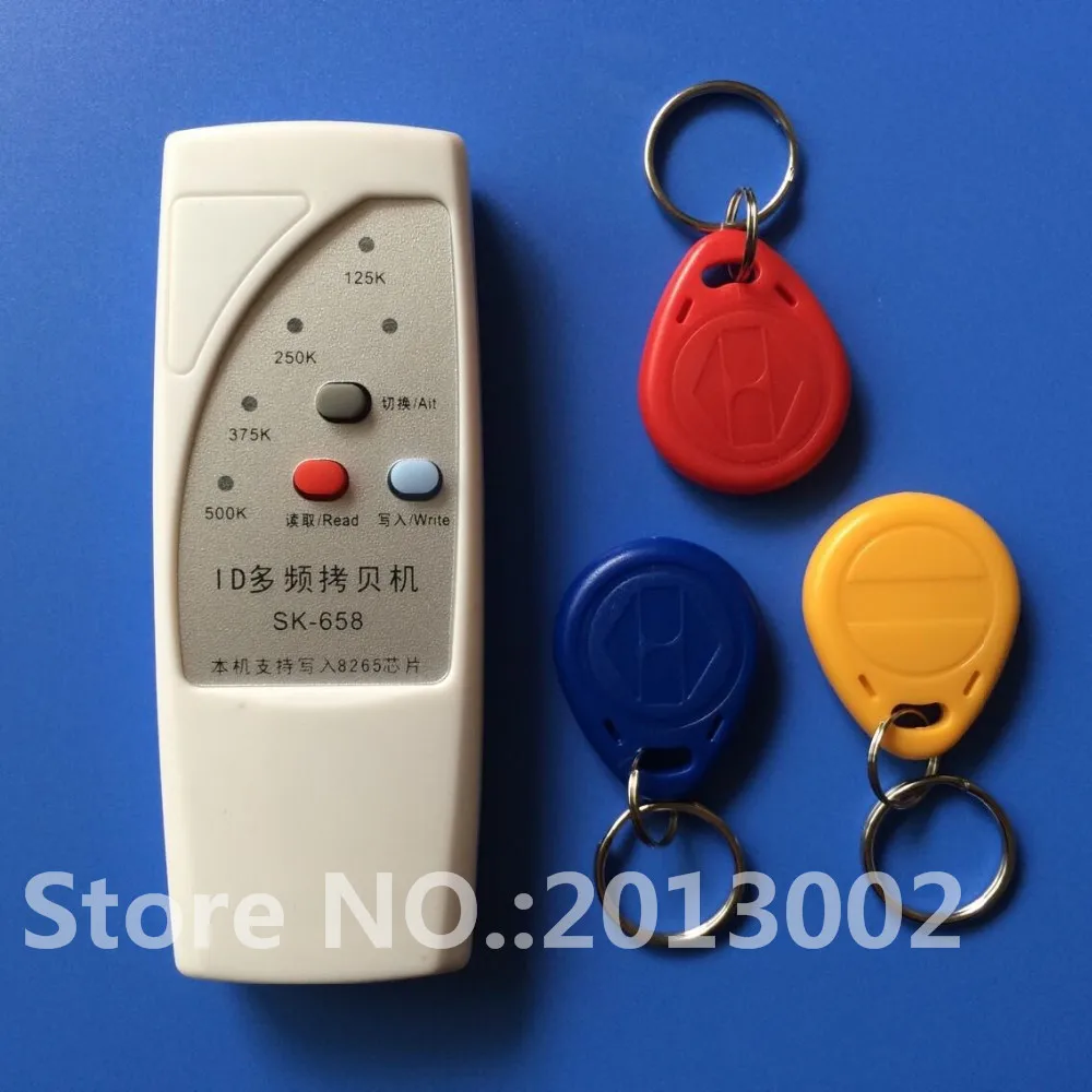 

3PCS EM4305 writable keyfob tag+125khz RFID Copier Duplicator Cloner EM reader writer