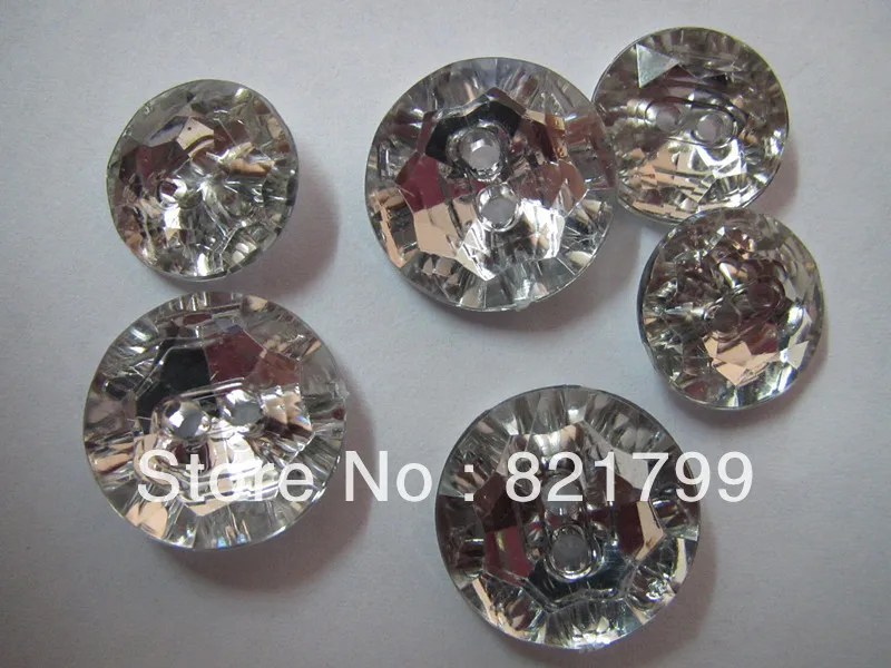 

18mm Acrylic buttons Rhinestone bathrobe decorative button