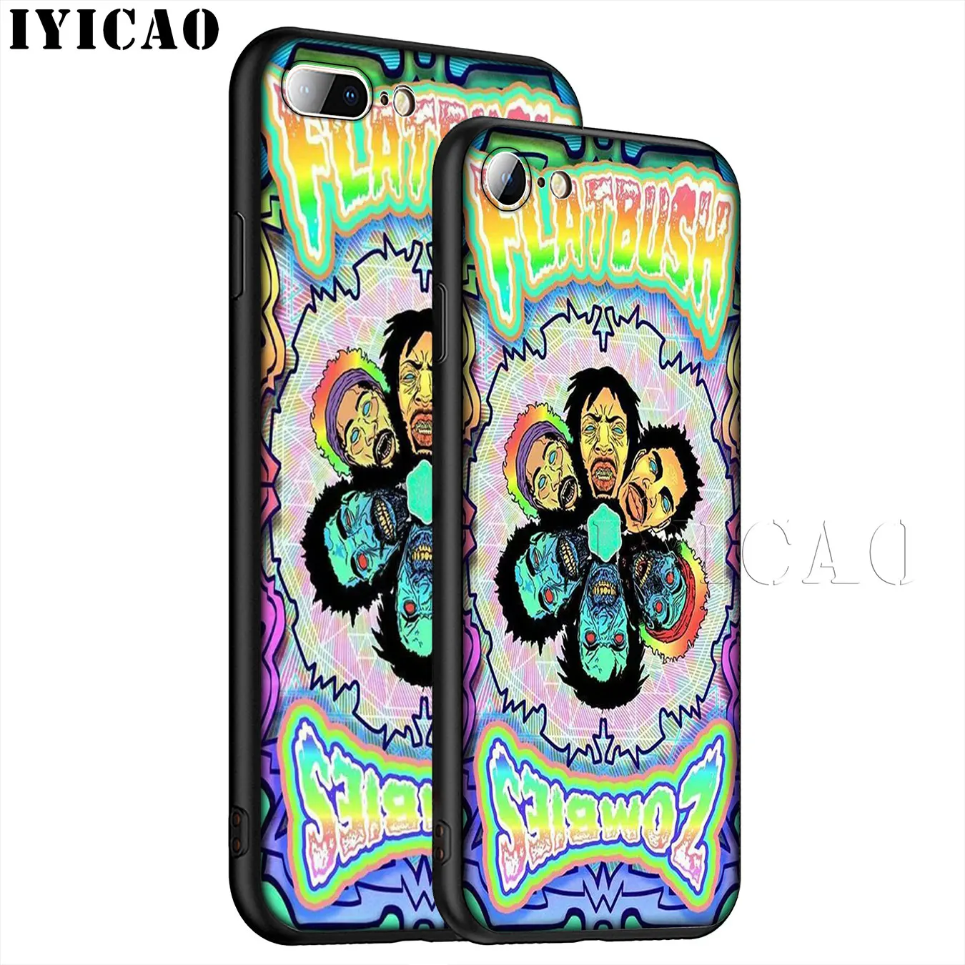 IYICAO Flatbush Zombies Мягкий силиконовый чехол для телефона iPhone XR X XS 11 Pro Max 6 6S 7 8 Plus 5 5S SE