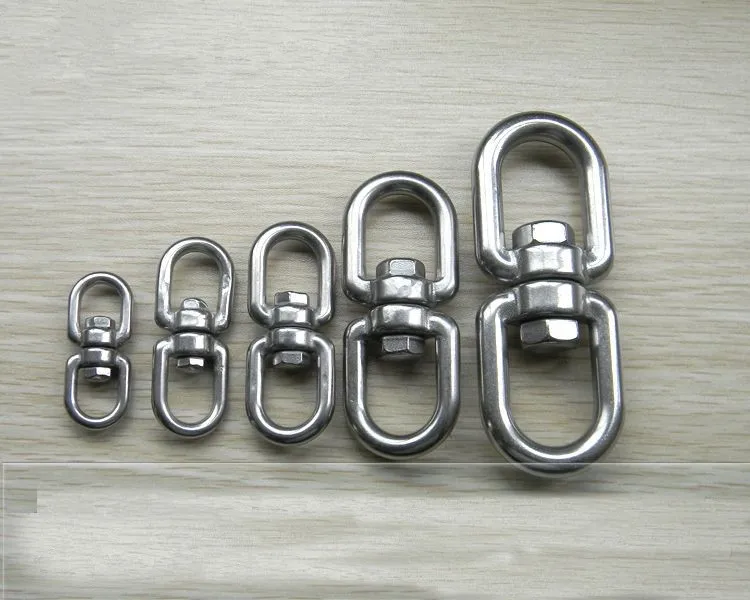 5 двухсторонний шарнирный крюк скоба Соединитель с кольцом 9 мм на мм|double swivel