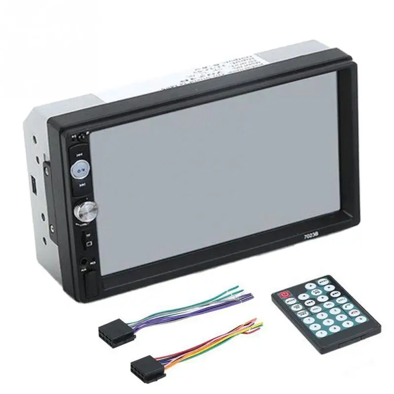 2 Din 7010B автомобильный MP5 музыкальный плеер HD сенсорный экран Авто Bluetooth стерео gps EQ