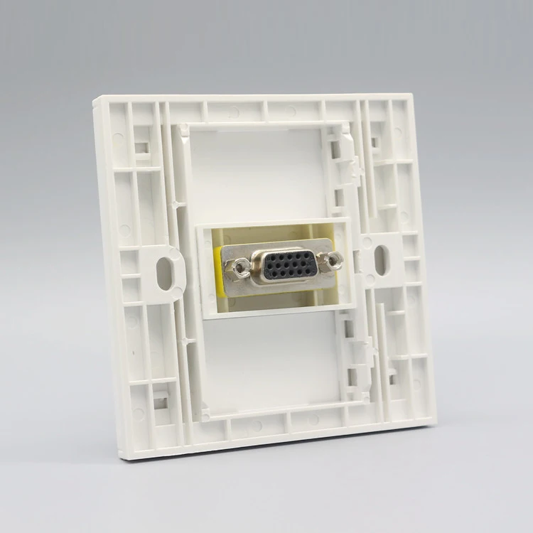 Слот для розетки VGA 15 контактов 86x86 мм|vga outlet|outlet covervga socket outlet |