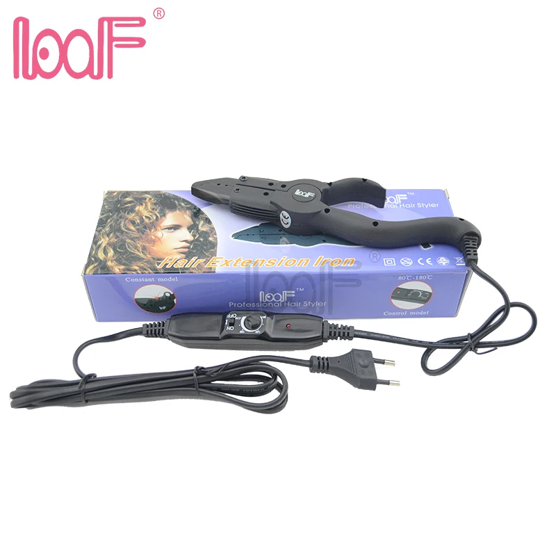 LOOF JR608 Теплоизоляционный соединитель, железные комплекты для предварительно скрепленных волос, инструменты для наращивания, палочка, железо, контроль температуры плавления