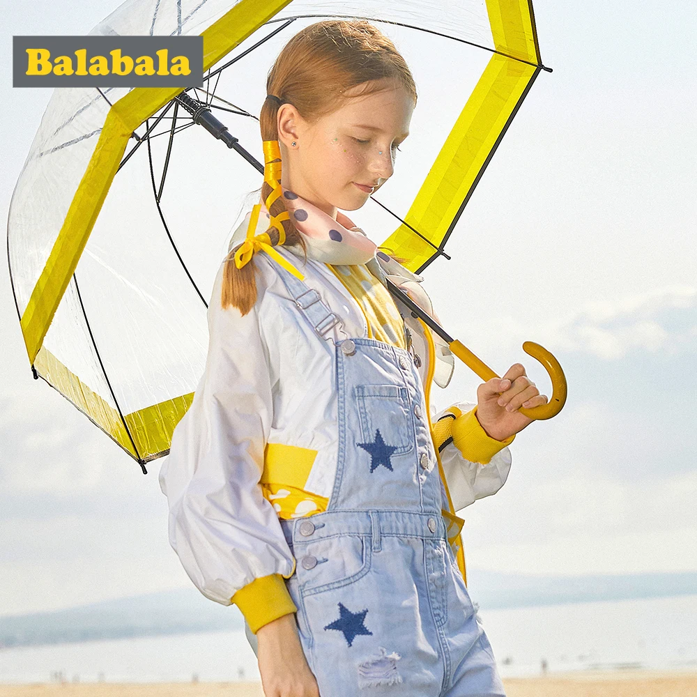 Куртка для девочек BalabalaChildren легкая дышащая с защитой от солнца больших детей на