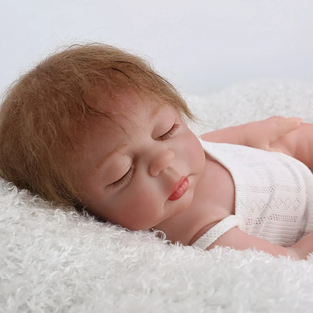 NPKDOLL Reborn Baby 18 дюймов полностью виниловые реалистичные поддельные младенческие