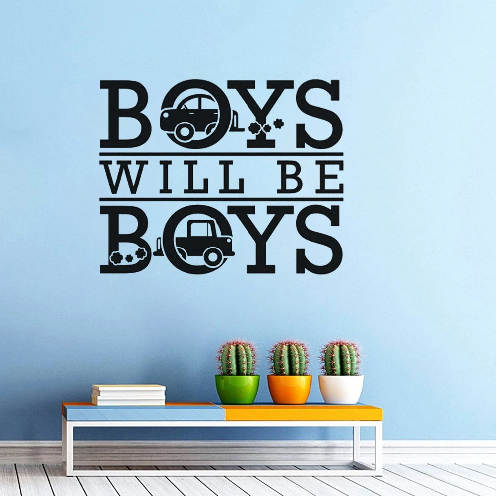 

Boys DIY Vinyl Wall Stickers Living Room Bedroom Children's room Home Decorative Mural Waterproof Art Wallpaper JG1209