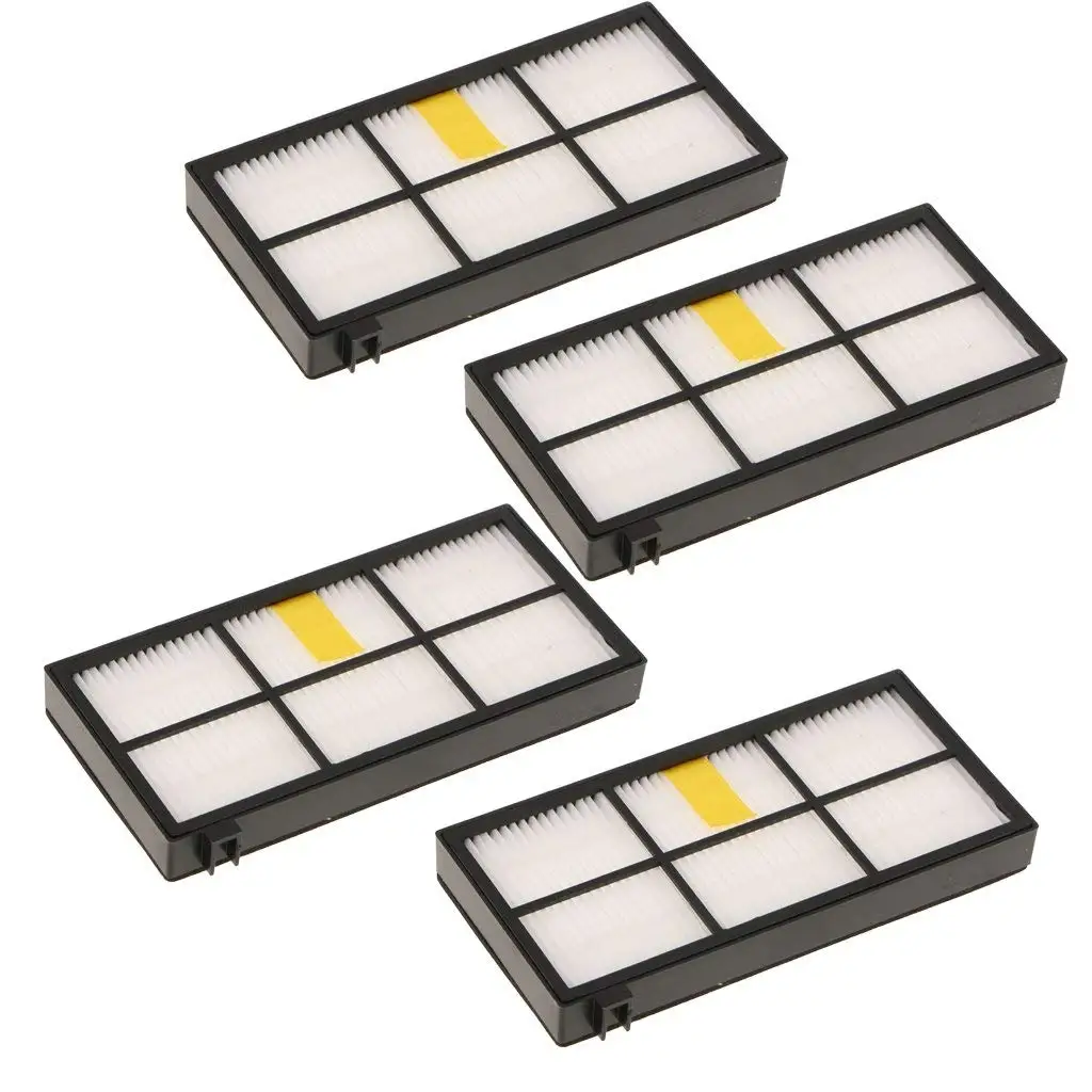 Top Sale 12Pcs High Quility HEPA Brush Filter Replacement For iRobot Roomba 800 900 Series 870 880 980 Vacuum Cleaner Part | Бытовая