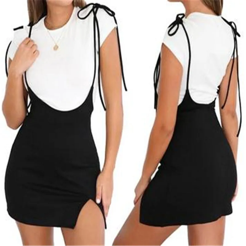 Модное женское мини платье vestito aderente облегающее платье бодикон без рукавов вечернее Клубное Короткое мини платье