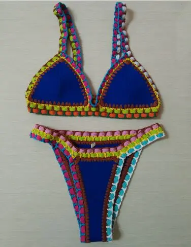 Бикини 2017 Vintage Ручной Чайник Bikinis Женщин Из Двух Частей Набор Купальник