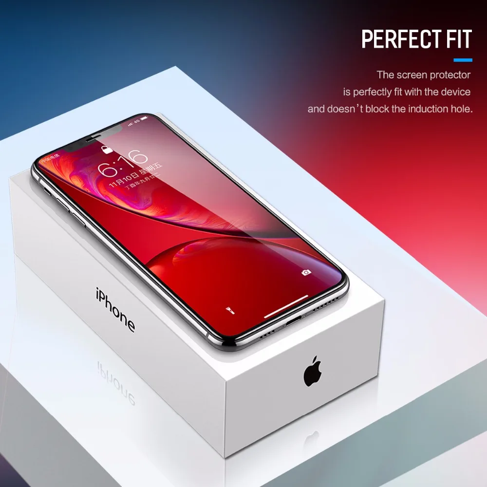 Rock 0,23 мм защитная пленка из закаленного стекла для iPhone XS Max Xr защитная пленка из закаленного стекла для iPhone