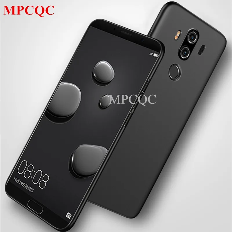 Mpcqc Роскошные сзади Матовый Мягкий силиконовый чехол для Huawei Honor 8 Коврики 10 Lite