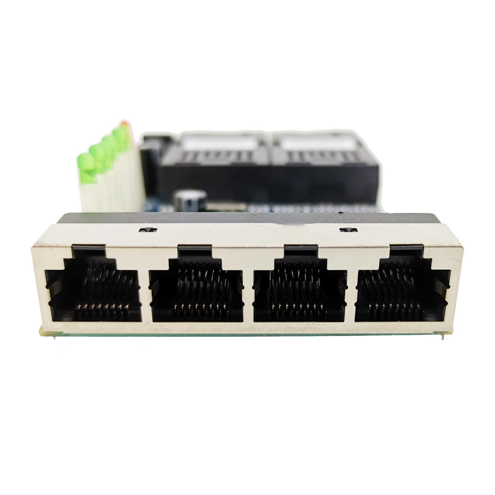 Коммутатор Ethernet Fast Erhetnet 6 шт. 2F4E 10/100 м 2 волоконных порта SC 25 км 4 UTP RJ45 волоконно