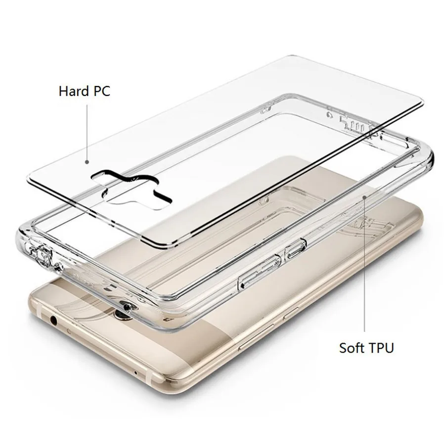Жесткий ПК акриловый Мягкий ТПУ чехол для Huawei Honor 5C 7C 8X 8 10 Lite V8 9 V9 Play Magic V10 7X Mate Pro
