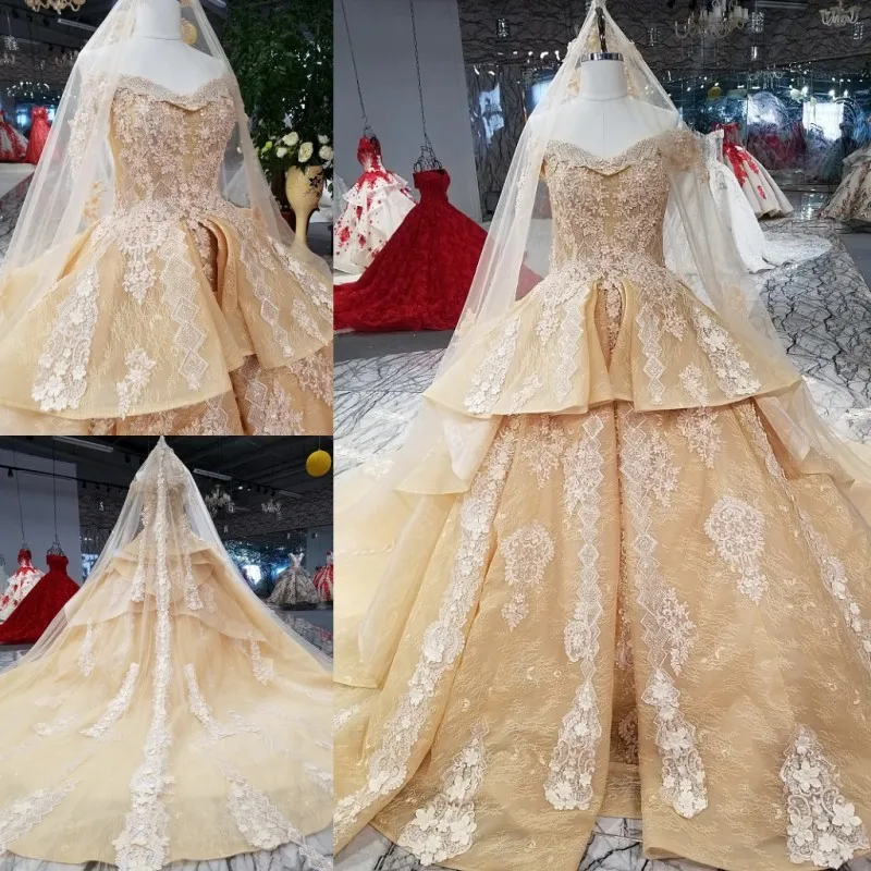 Новинка 2018 Роскошные свадебные платья с хвостом принцессы вырезом лодочкой