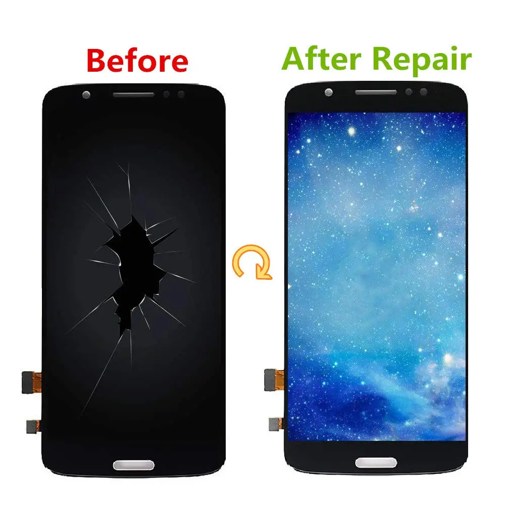 Для Motorola Moto G6 Plus ЖК-экран кодирующий преобразователь сенсорного экрана в сборе