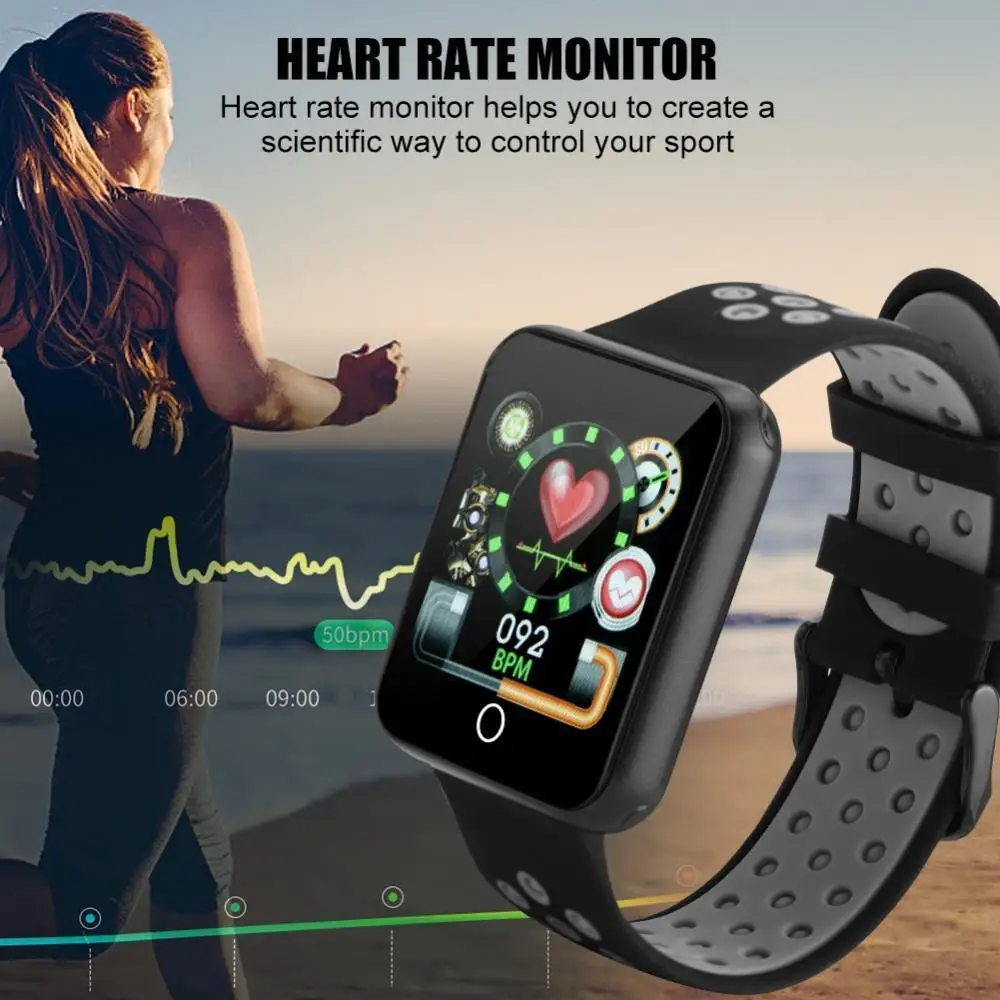 Смарт-часы Timethinker Q18 Bluetooth умные часы Android IOS наручные кровяное давление монитор