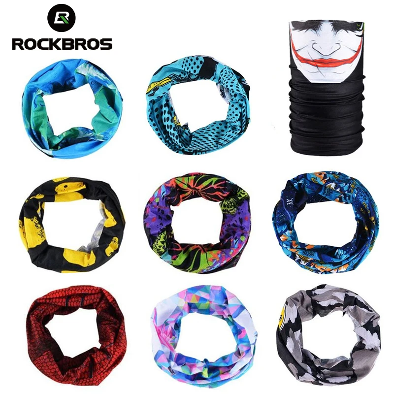 ROCKBROS велосипедный головной убор спортивный шарф страшная маска для лица
