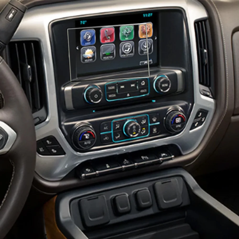 Защитная пленка для навигационного экрана Chevrolet Chevy Silverado 1500 2500HD Колорадо 2015 2019