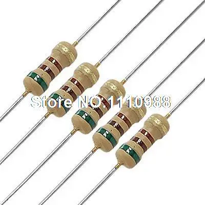 

50 x 1/4W 250V 510 ohm Through Hole Carbon Film Resistor