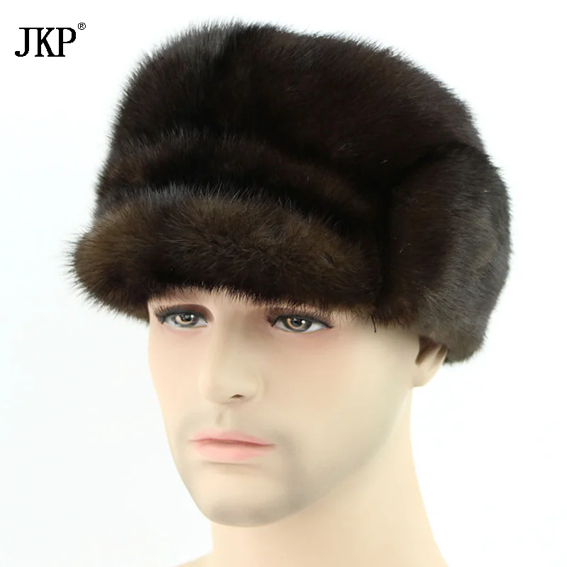 Новое поступление, натуральная норка, норковый мех, натуральный рыцарь, черный и красный цвета, качественные модные зимние шляпы, рождественские ZD-06