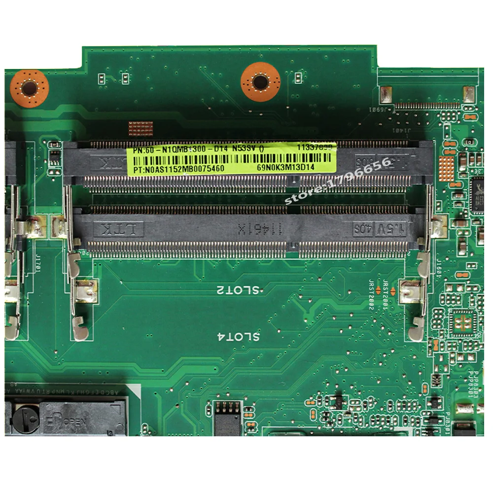 Дизайн для Asus N53S N53SV 4 слота GT540M USB3.0 2,0 N12P-GS-A1 HM65 PGA989 Материнская плата ноутбука полностью протестирована