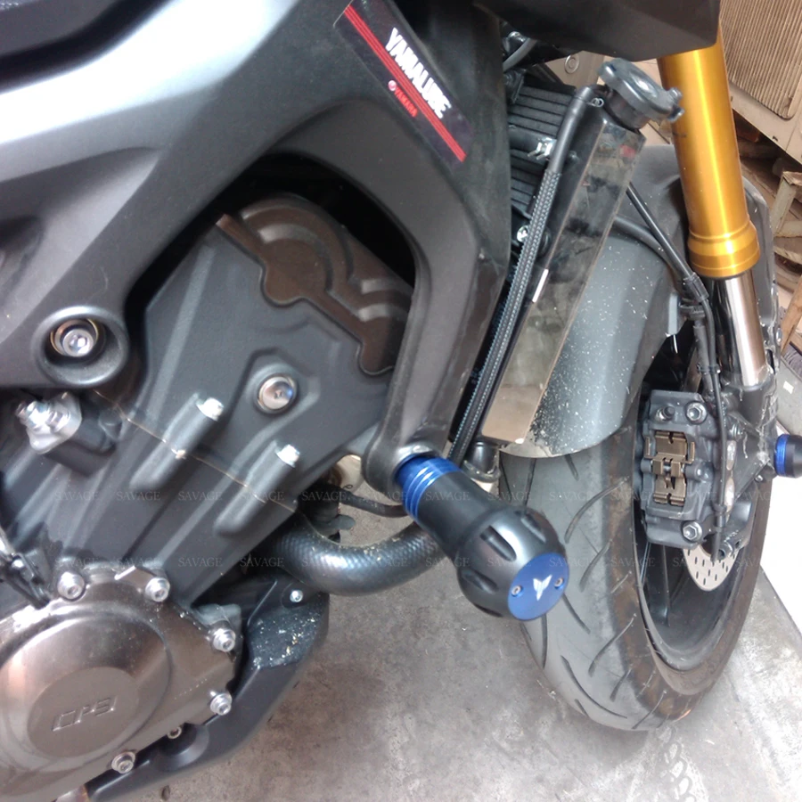 Рамка слайдер Крушение Защита протектор для YAMAHA MT09 FZ09 FJ09 MT-09 Tracer FZ-09 FJ-09 MT/FZ/FJ 09- защита от падения