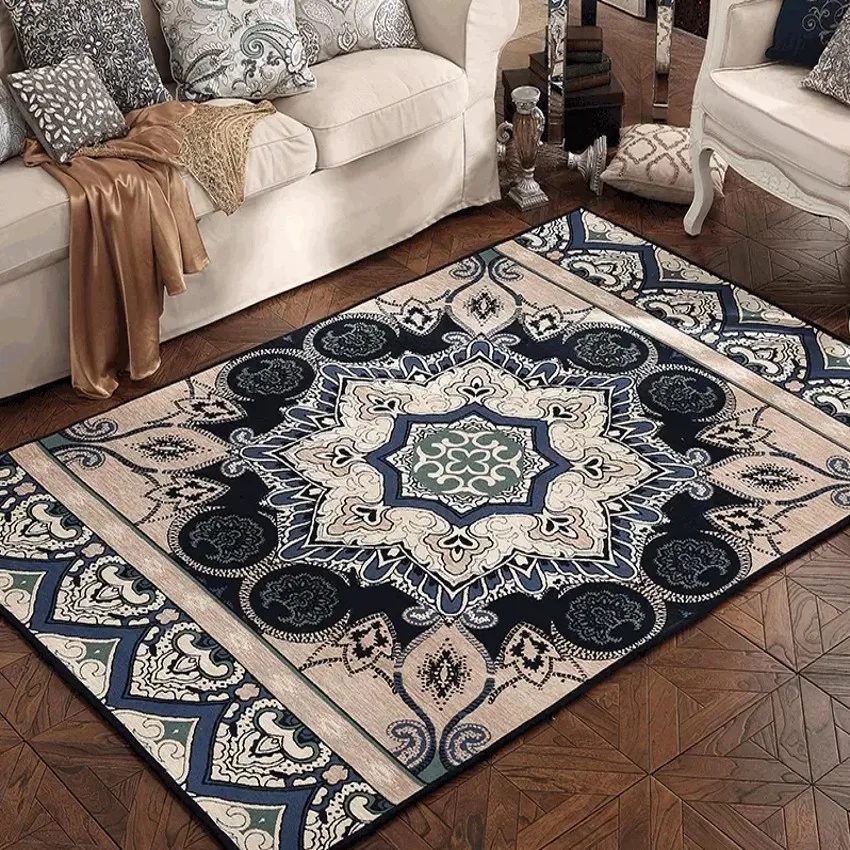 Персидский прикроватный ковер большого размера классический винтажный пасторальный декоративный для