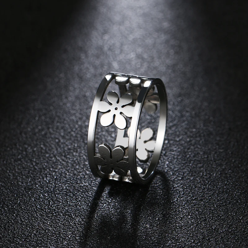 Женские кольца из нержавеющей стали DOTIFI кольцо для помолвки и свадьбы с шестью