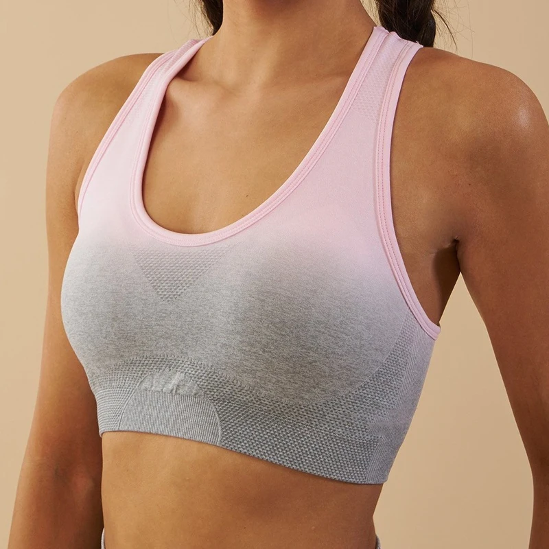 Новинка 2019 бесшовный мягкий спортивный бюстгальтер для тренировок