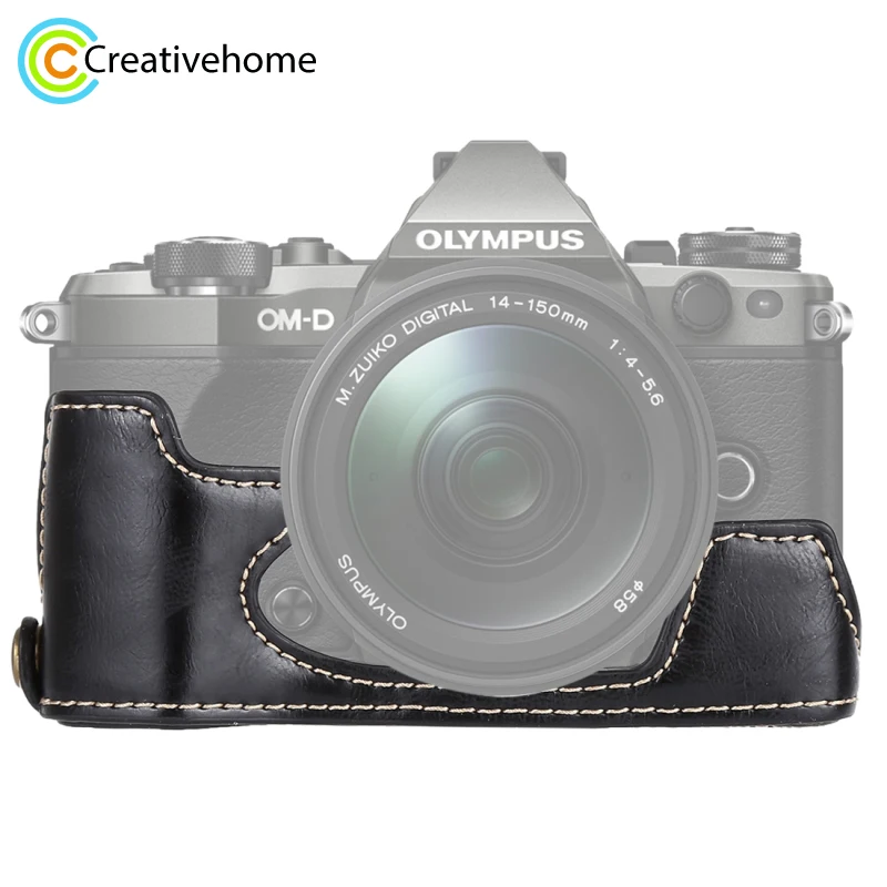Чехол PULUZ для Olympus EM5 чехол с резьбой 1/4 дюйма из искусственной кожи камеры Mark II