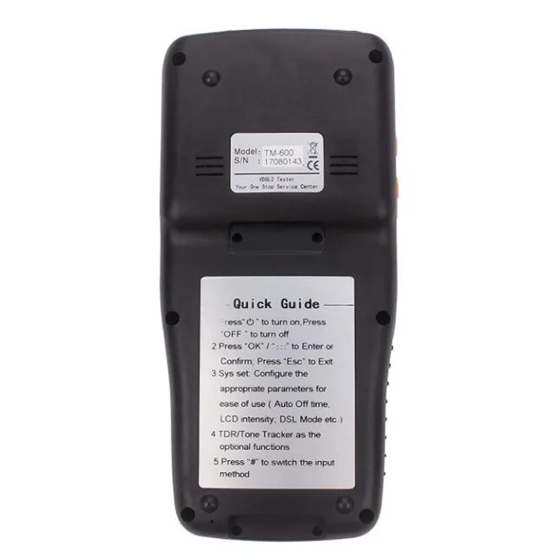 TM600 VDSL VDSL2 ADSL LAN тестер линия xdsl оборудование DSL физический