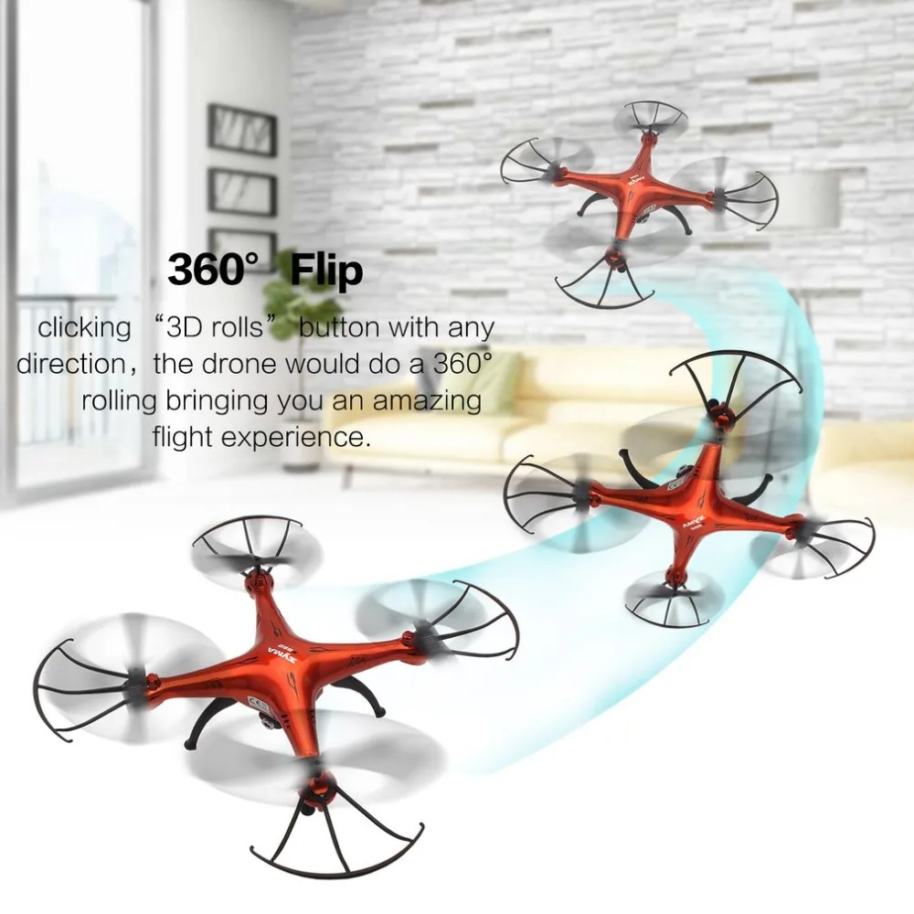 SYMA X5SC Радиоуправляемый квадрокоптер 2 4G Дрон умный самолет с 720P HD камерой