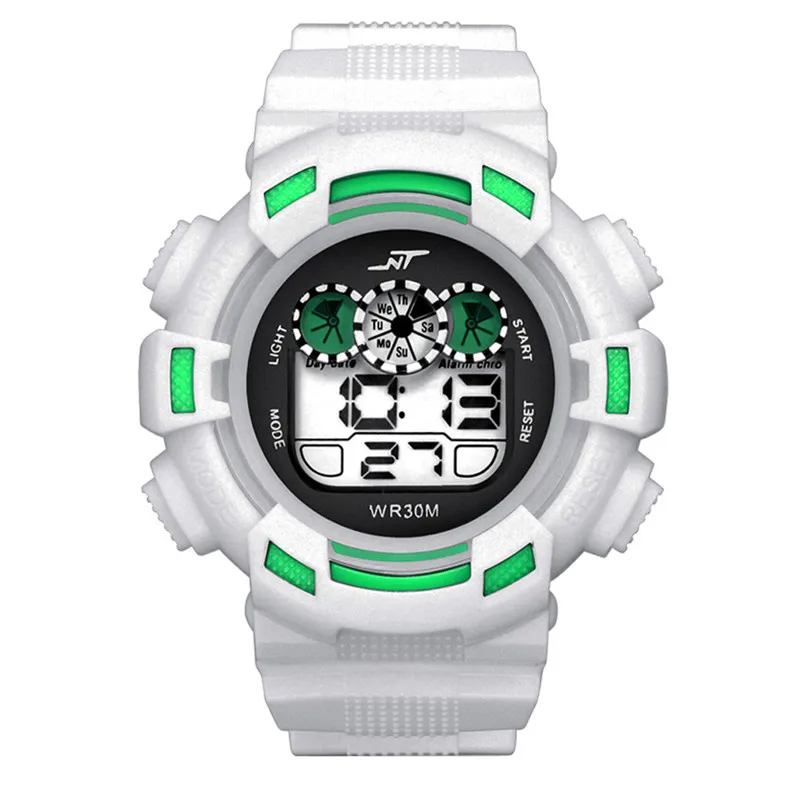 Montre homme sport 2018 Цифровые мужские светодиодные цифровые часы с сигнализацией для
