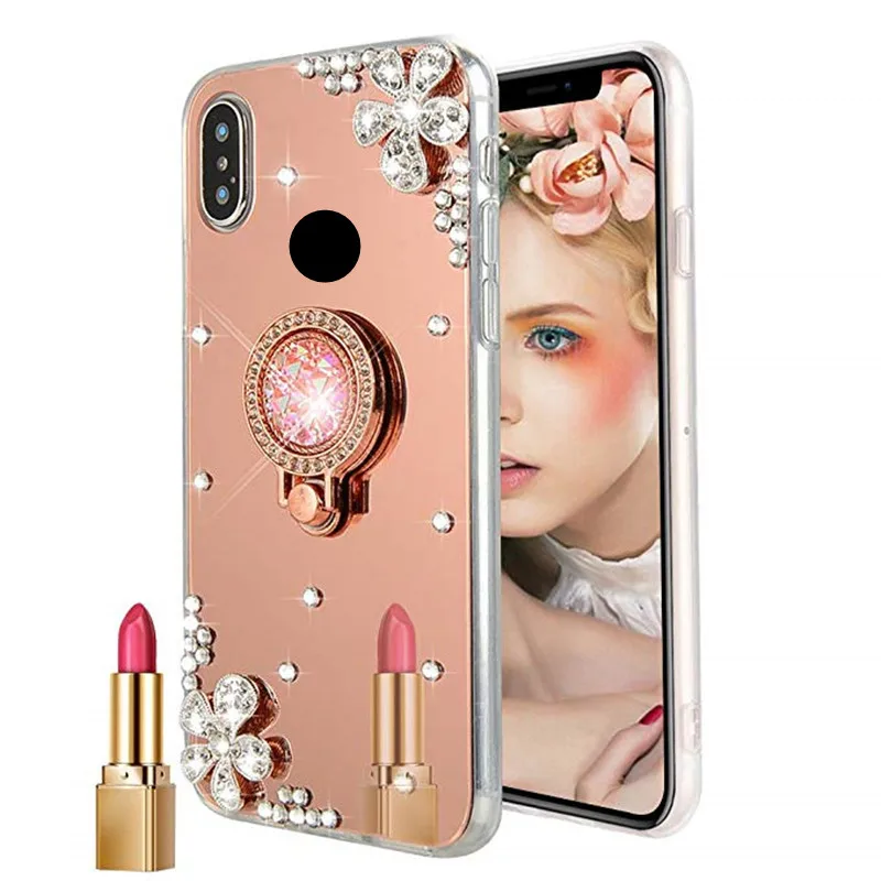 Чехол для телефона Xiaomi Mi A2 Lite 8 Redmi 5 plus 4a 4x Note 7 6 pro K20 6a note 5a 4 зеркальное кольцо