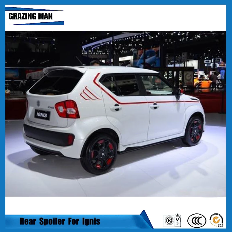 Праймер ABS для SUZUKI Ignis 16 17 18 2016 2017 2018 Окрашенный черный белый цвет задняя крыша