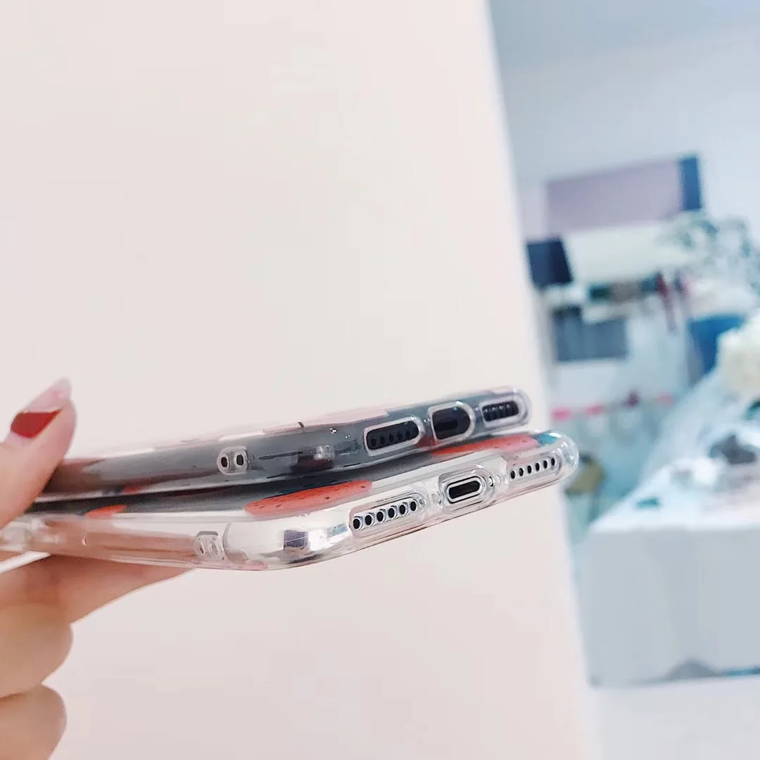 FENCUS с рисунками фруктов телефон чехлы для iphone 7 6 6s 8 X Plus тонкий прозрачный ТПУ