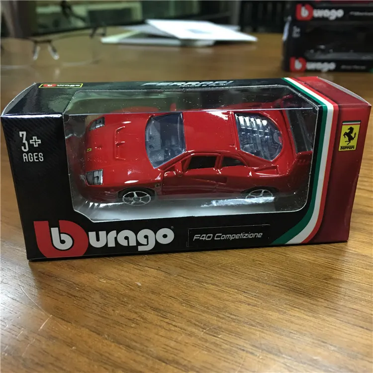 Burago 1: 64 1:43 литье под давлением автомобиля сплава мальчик ребенок автомобиль игрушки модель полный набор для ферраридала с оригинальной коробкой для детей подарок