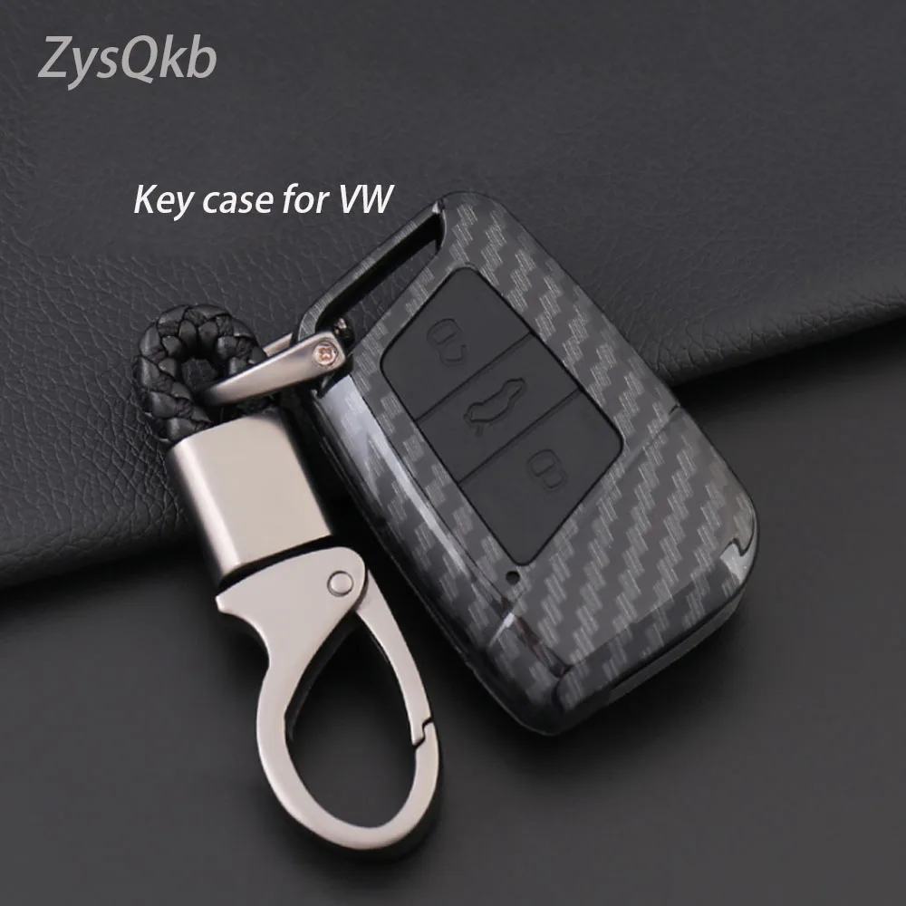 Силиконовый чехол из углеродного волокна для автомобильного ключа MAGOTAN Tiguan MK2 2017