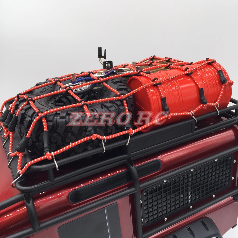 1/10 Масштаб RC Rock Crawler аксессуар багажная крыша Сетка Красный для D90 D110 Traxxas TRX 4 Trx4