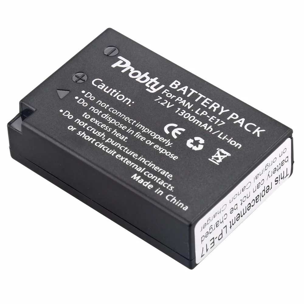 Комплект аккумулятора и зарядного устройства для Canon EOS M3 M5 M6 Rebel T6i T6s T7i 750D 760D 8000D 77D