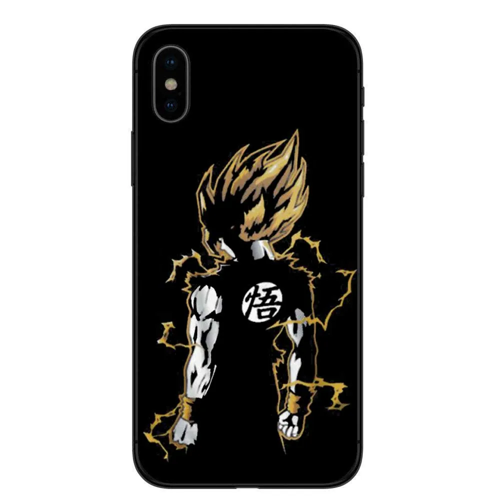 TPU Чехол для телефона с Dragon Ball; Dragonball z Мягкий ТПУ чехол для телефона для iPhone X 10 чехол Гоку для iPhone 5S, se, 6, 6 s Plus, 7, 7 Plus, 8, 8Plus - Цвет: TPU