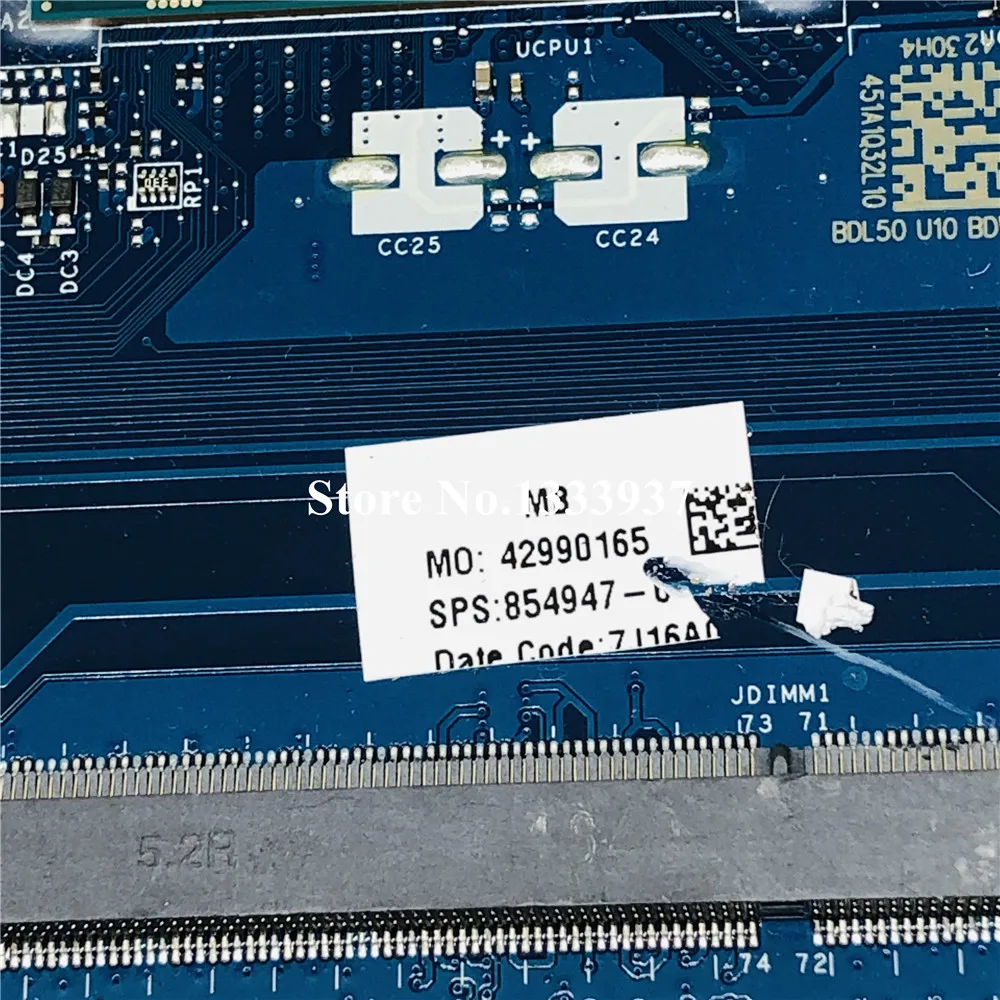 Материнская плата 854947 601 501 001 аккумулятор большой емкости BDL50 LA D703P для HP 250 G2 G5 15 AY