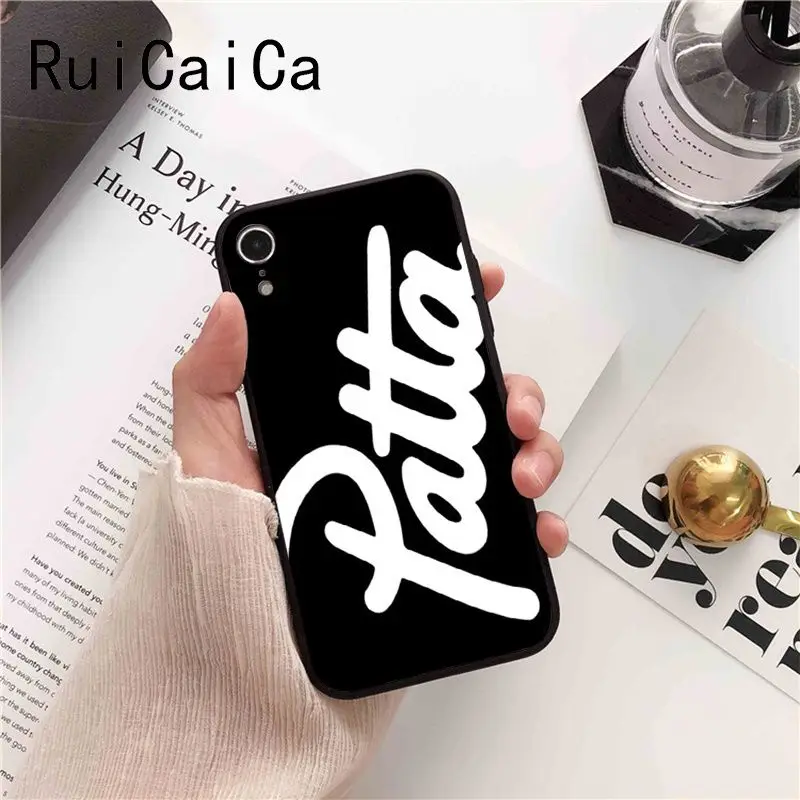 Ruicaica Dutch street fashion patta Custom Photo мягкий чехол для телефона iPhone 8 7 6 6S 6Plus X XS MAX 5 5S SE XR Fundas