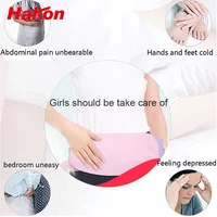 Heating Waist Belt with Far Infrared Wrap Therapy Warm Uterus for Pain Relief Belly Warmer Abdominal Menstrual Cramps