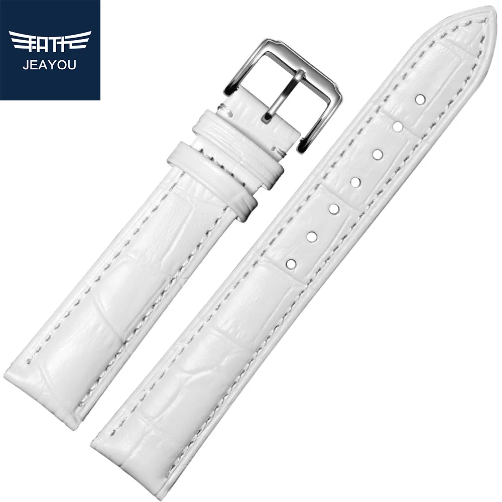 Высококачественный кожаный ремешок JEAYOU для часов Tissot/Casio/Seiko с